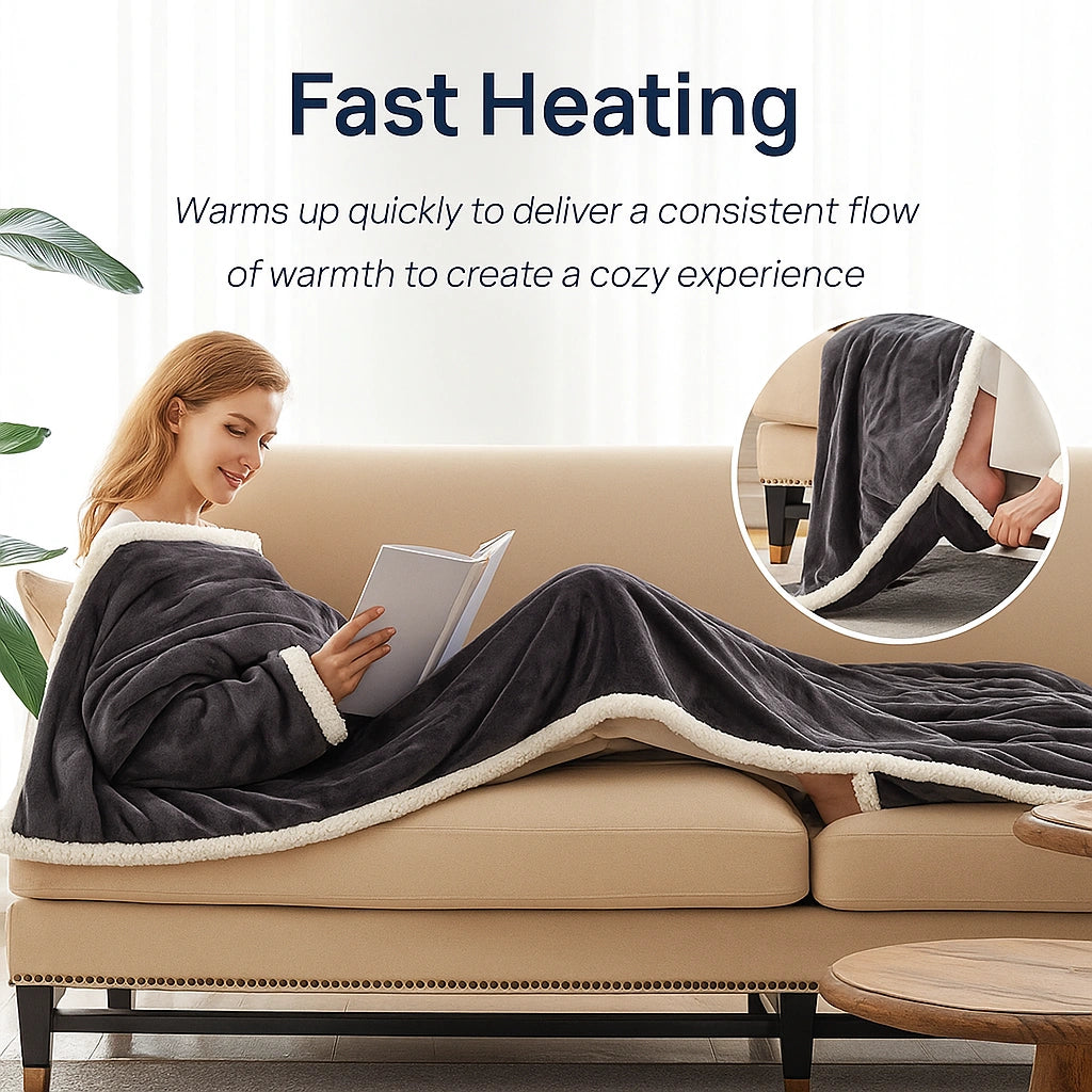 Wearable Electric Heated Blanket