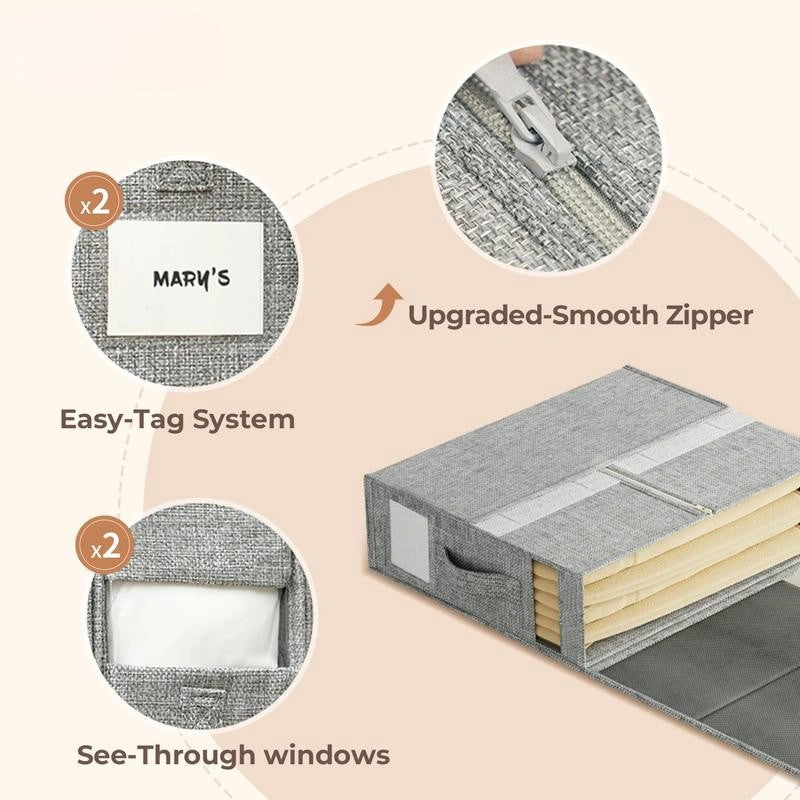 Closet Organizer for Blankets & Sheets