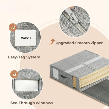 Closet Organizer for Blankets & Sheets